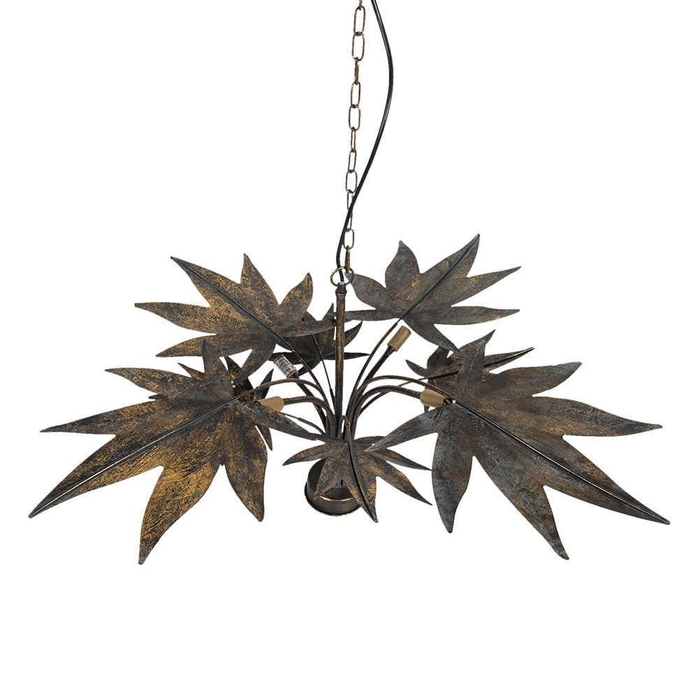 Hanglamp 86x86x49 cm Koperkleurig Metaal Hanglamp Eettafel