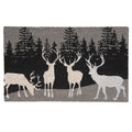 Deurmat 75x45 cm Grijs Kokos Elanden Kokosmat