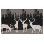 Deurmat 75x45 cm Grijs Kokos Elanden Kokosmat