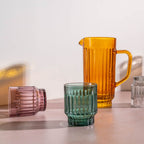 Glas 30cl roze Tone - Set van 4