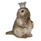 Decoratie Beeld Vogel 9 cm Beige Polyresin