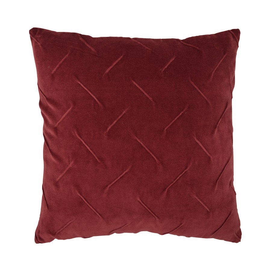Maha kussen bordeaux 45x45cm