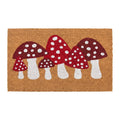 Deurmat Bruin Kokos Paddenstoelen