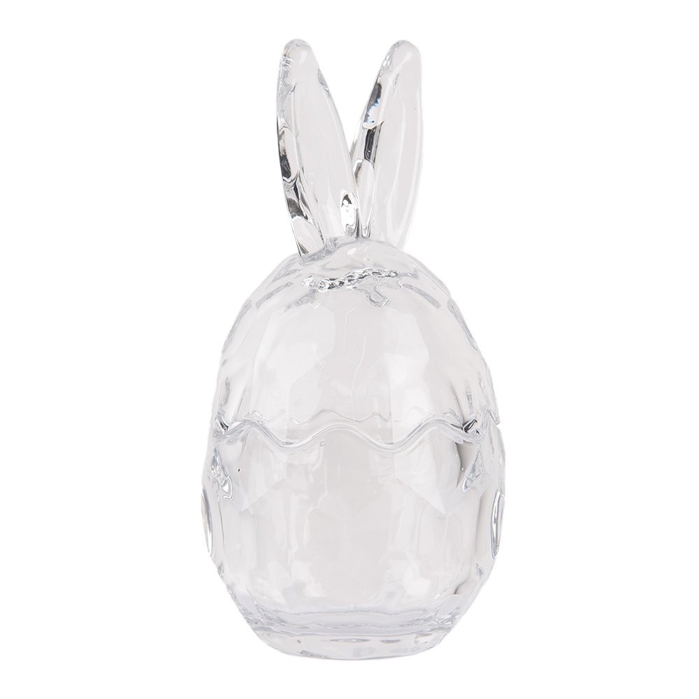 Glazen potje Ei Ø 9x17 cm Transparant Glas