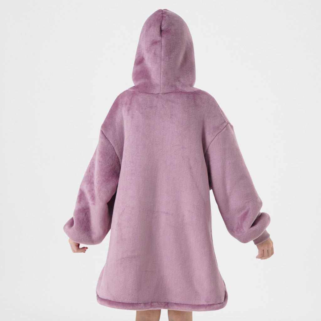 Textino FEM - Hoodie 50x70 cm - Meisjes - Dusky Orchid - Paars