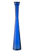 J-Line vaas Tube - glas - blauw - 51 cm hoog