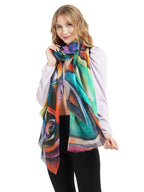 Zijden sjaal Multicolour
