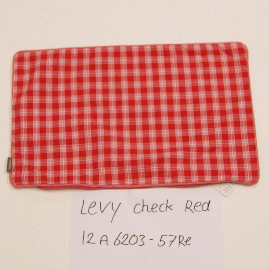 Kussenheffing ruit 30x50 rood