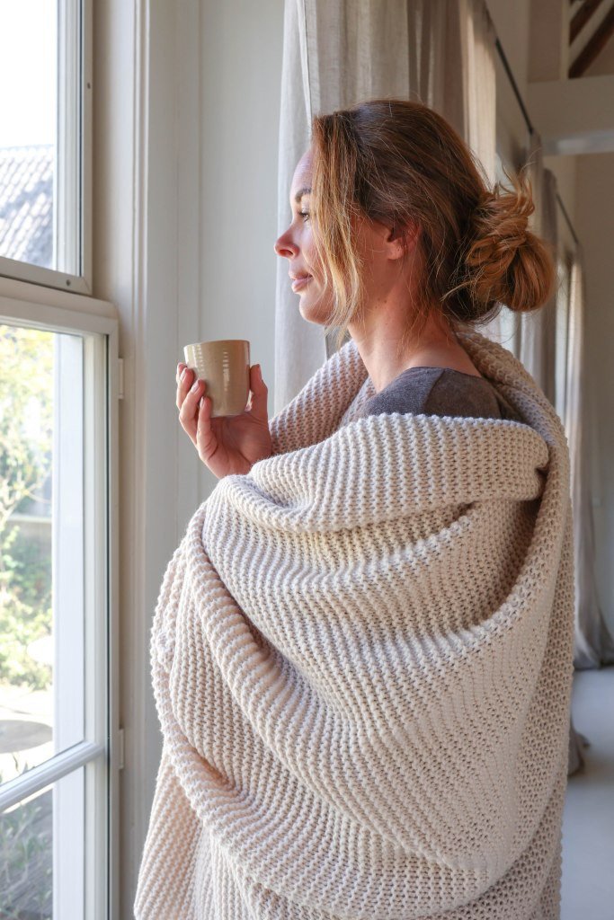 Leeff Plaid Pascal sand - For those cosy moments
