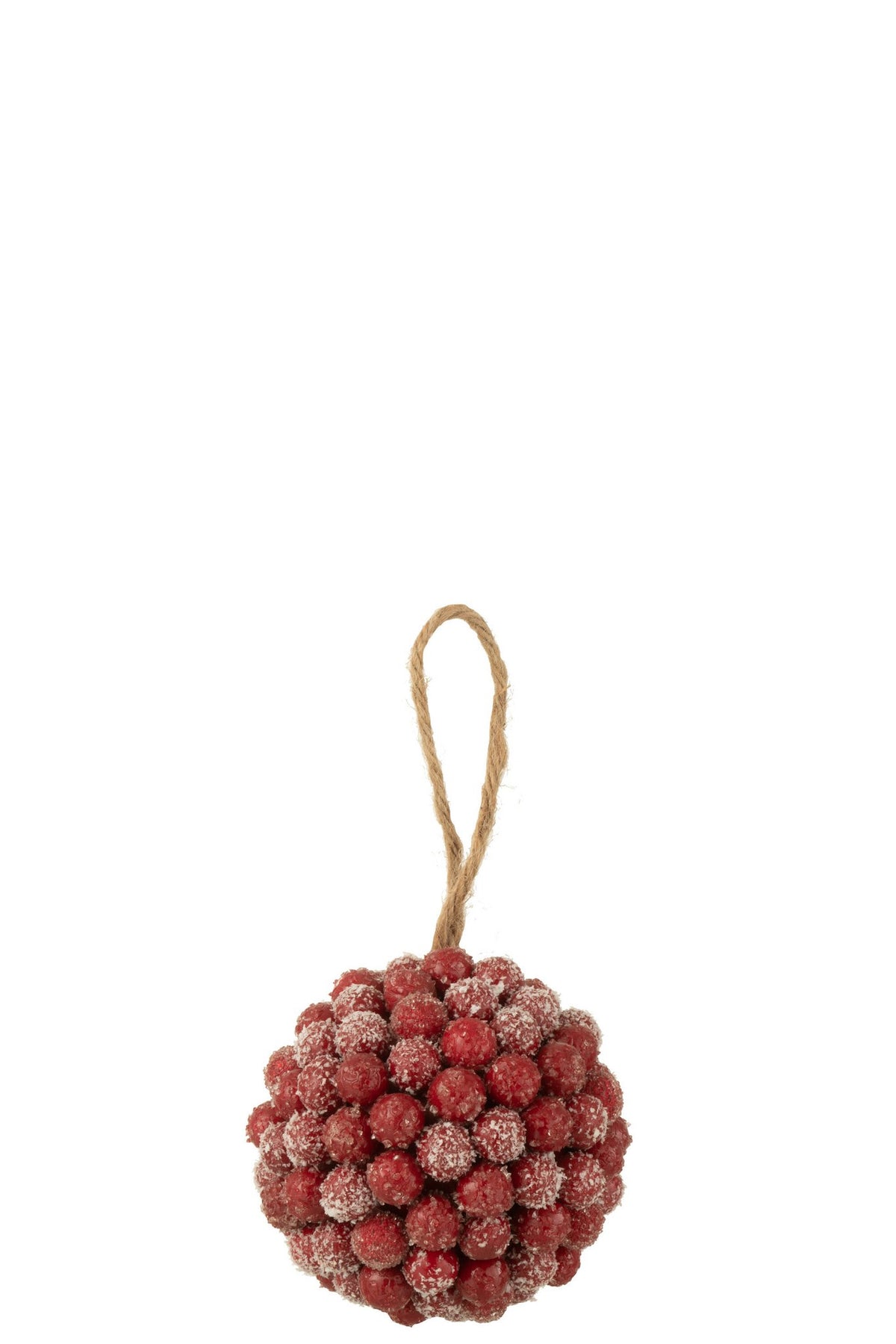 J-Line hanger Bal Bessen - kunststof - rood - medium