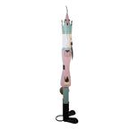 Kerstdecoratie Beeld Notenkraker 41x34x174 cm Roze Metaal