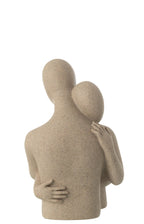 J-Line Buste Koppel Knuffel Resin Beige