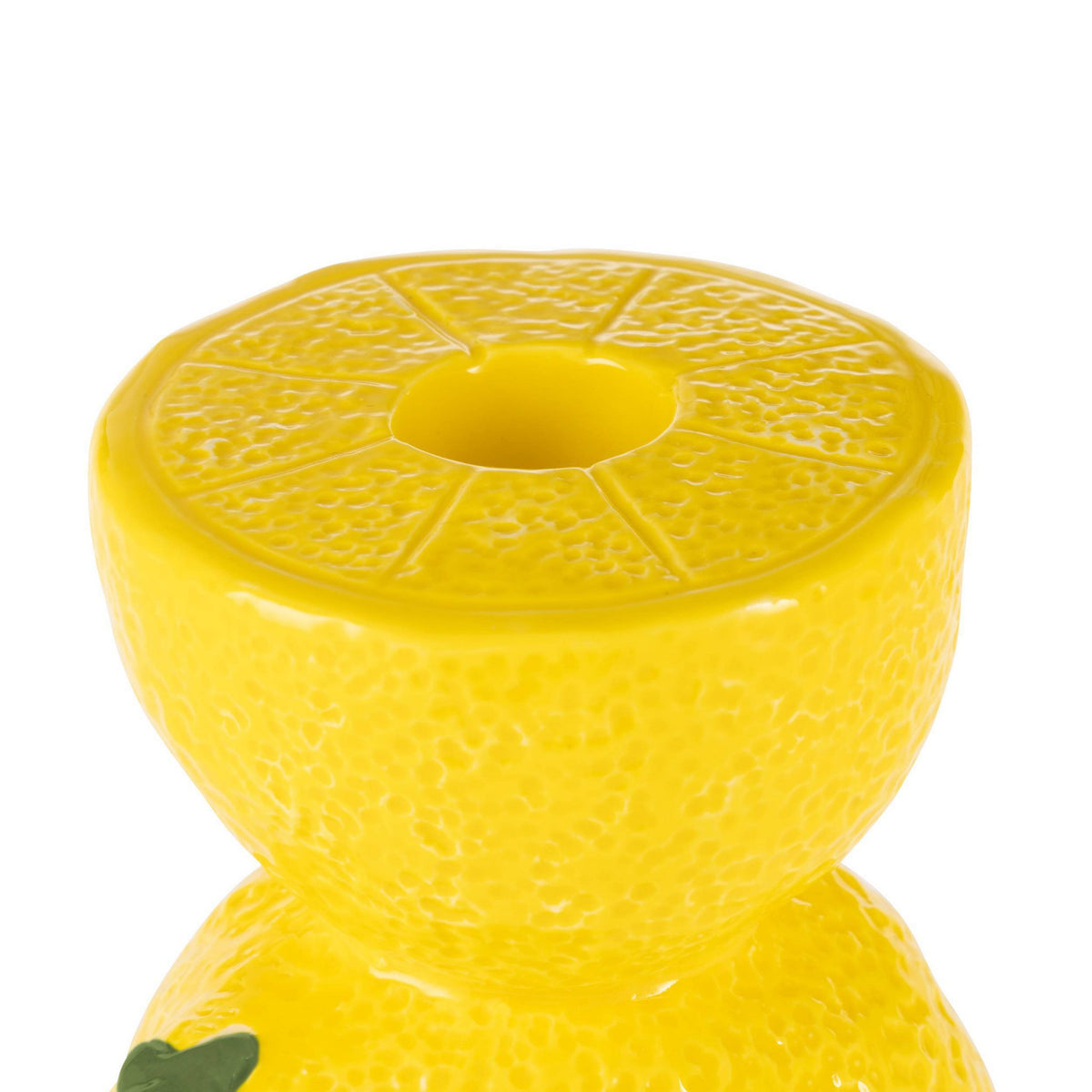 Candlestick Dati Geel 10x9x12cm
