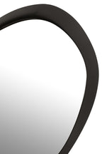 J-Line spiegel Rond - metaal/glas - zwart - small - 60.5 x 58 cm