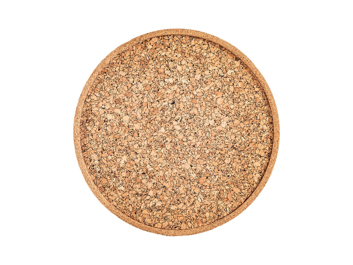 Dienblad Querco kurk rond dia 36cm - earth/3106