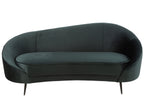 J-Line Sofa Elisabeth Textiel/Metaal Groen