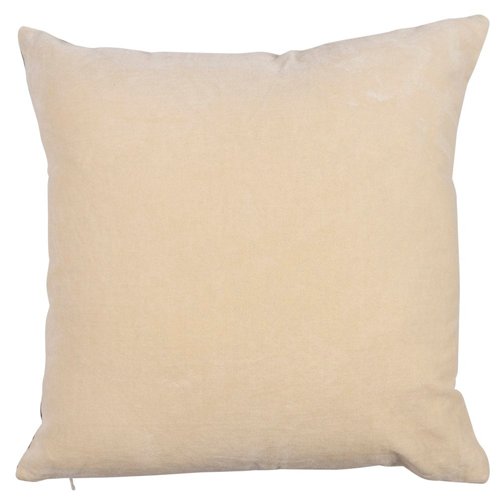 Kussen fluweel dessin met paard 45x45cm