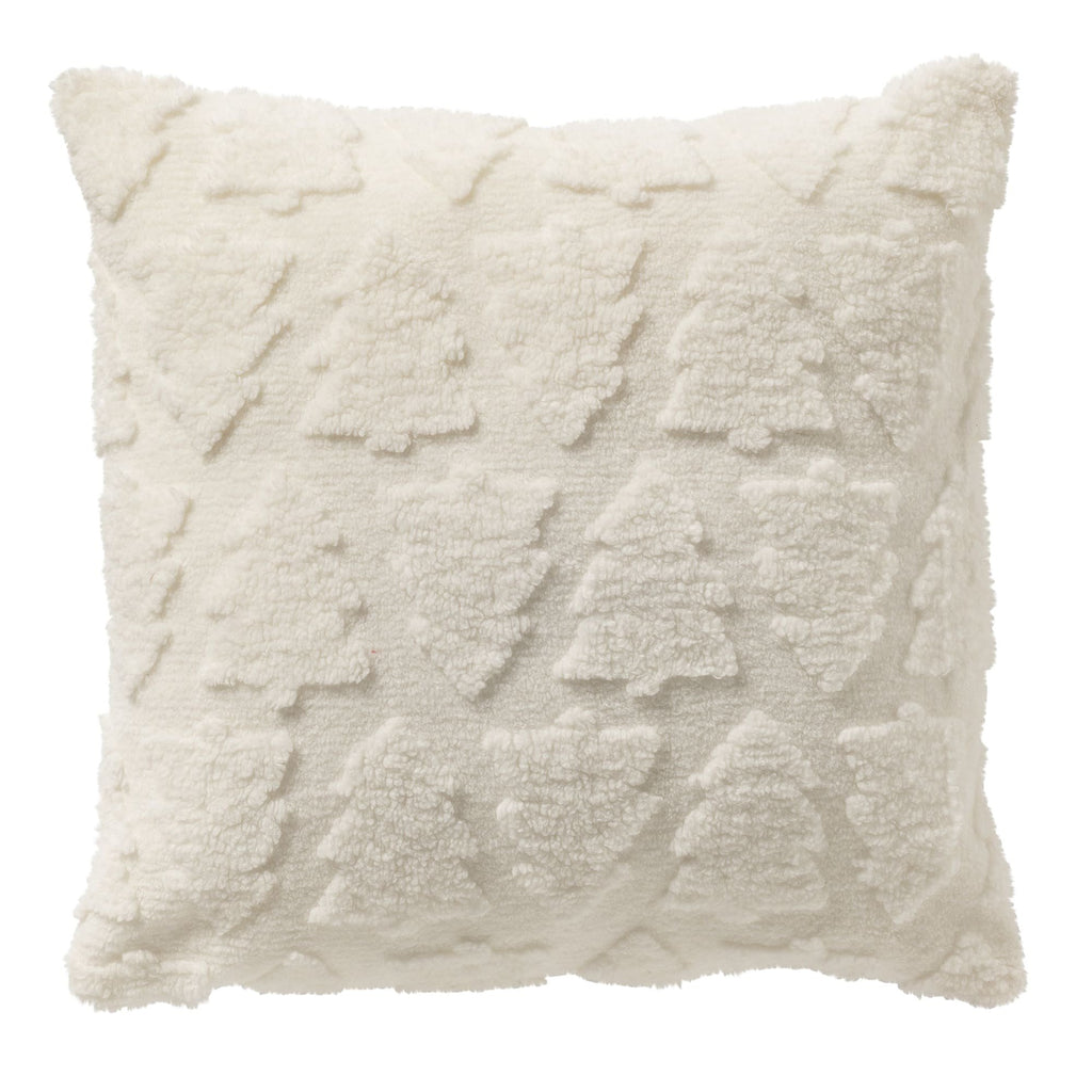 Textino Mare - Cushion 45x45 cm - Kerstmis - Sneeuwwit - Wit