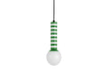 Retro gestreepte hanglamp