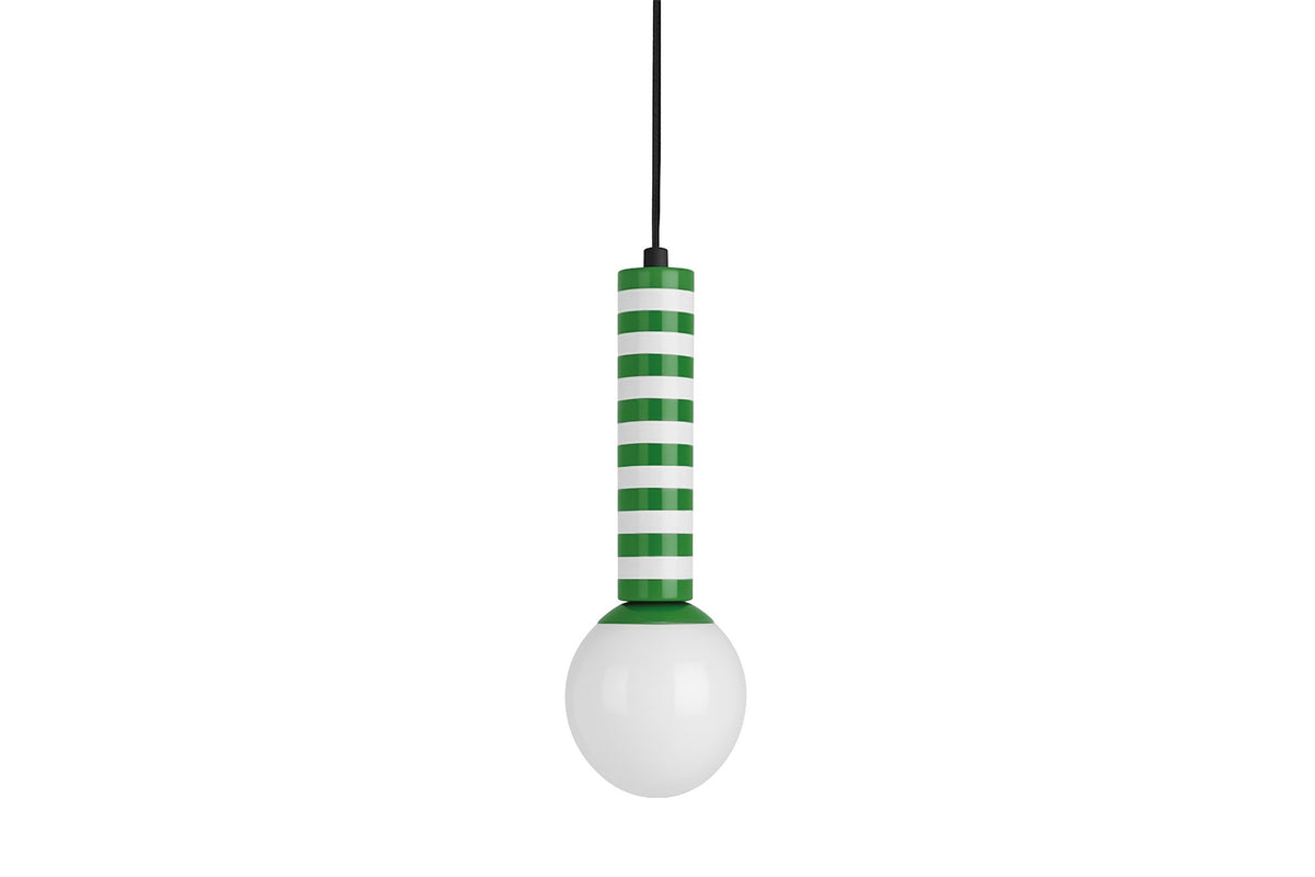 Retro gestreepte hanglamp