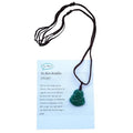 Dames ketting Reisboeddha (Milefu) met Jade