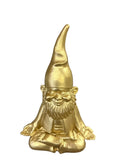 Polyresin kabouter zit goud
