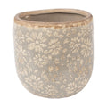 Bloempot Ø 14x13 cm Grijs Keramiek