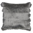 Kussen franjes zilver 45x45cm