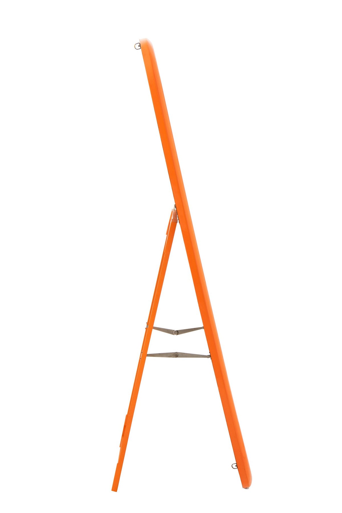 J-Line spiegel Rechthoek - polyresin - hout - oranje