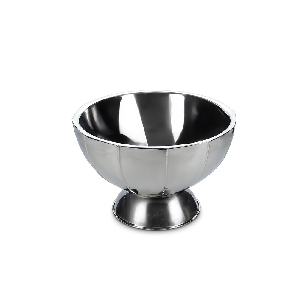 Champagnekoelerkuip 32xH21cm dubbelwandig zilver Nox