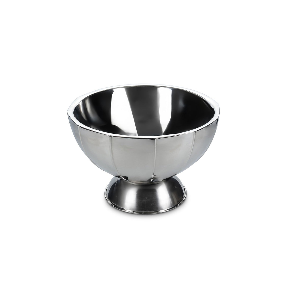 Champagnekoelerkuip 32xH21cm dubbelwandig zilver Nox