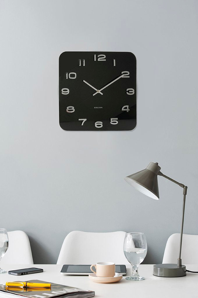 Wandklok Vintage Vierkant