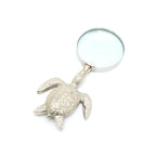 Vergrootglas met schildpadhandgreep met nikkelafwerking - Stijlvol decor