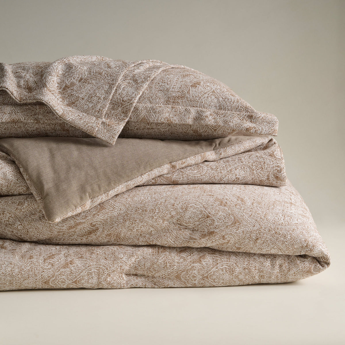 Trooster | Katoen Tencel Jacquard Garengeverfd | Dubbel en enkel | Met 2 kussenhoezen