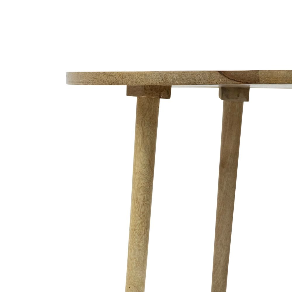 Tafel mango hout dia 60cm
