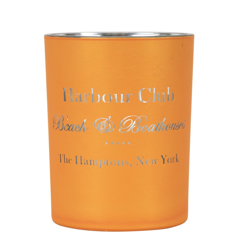 Theelichthouder harbour club oranje medium 12cm