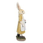 Beeld Konijn 38 cm Beige Geel Polyresin Paasdecoratie