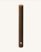 Ribbed dinerkaars 9 stuks bruin