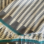 Jacquard Hamam Plaid 'May' 170x130 cm
