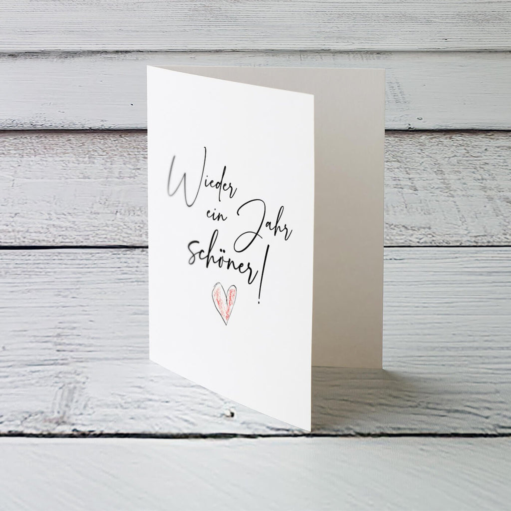 Nog een jaar van mooie - vouwkaart met envelop 5 set