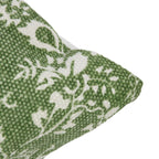 Bloementuin pepermunt groen kussen 45x45 cm