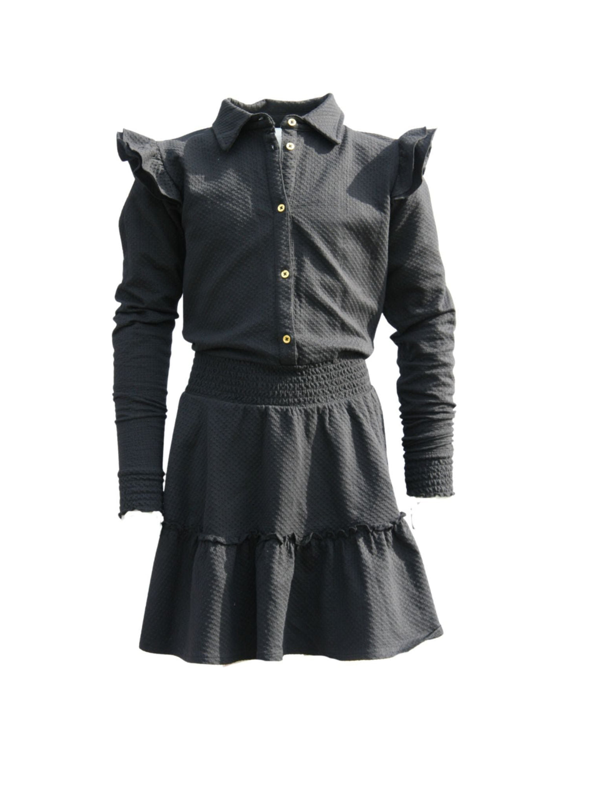 Funkle Girls Jurk zwart