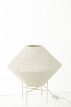 J-Line hanglamp Ufo Raffia - wit - klein