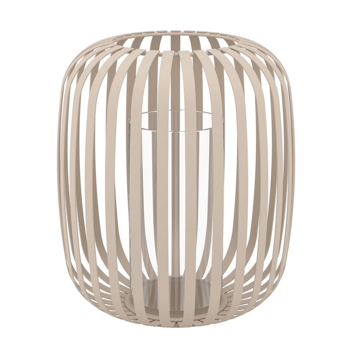 Windlicht Romazzina taupe 20x23 cm