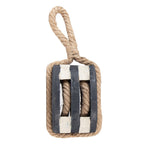 Decoratie Katrol 14x12x21/35 cm Zwart Hout
