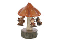 J-Line decoratie Draaimolen Paddenstoel + Kinderen - polyresin - mix