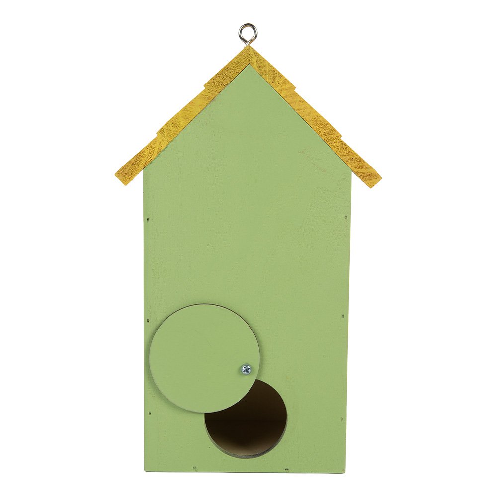 Vogelhuis 15x10x22 cm Groen Hout