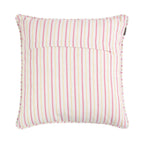 Vivino Kussen strepen wit roze geel 45x45cm