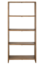 J-Line boekenkast 4 Schappen - gerecycleerd hout - naturel
