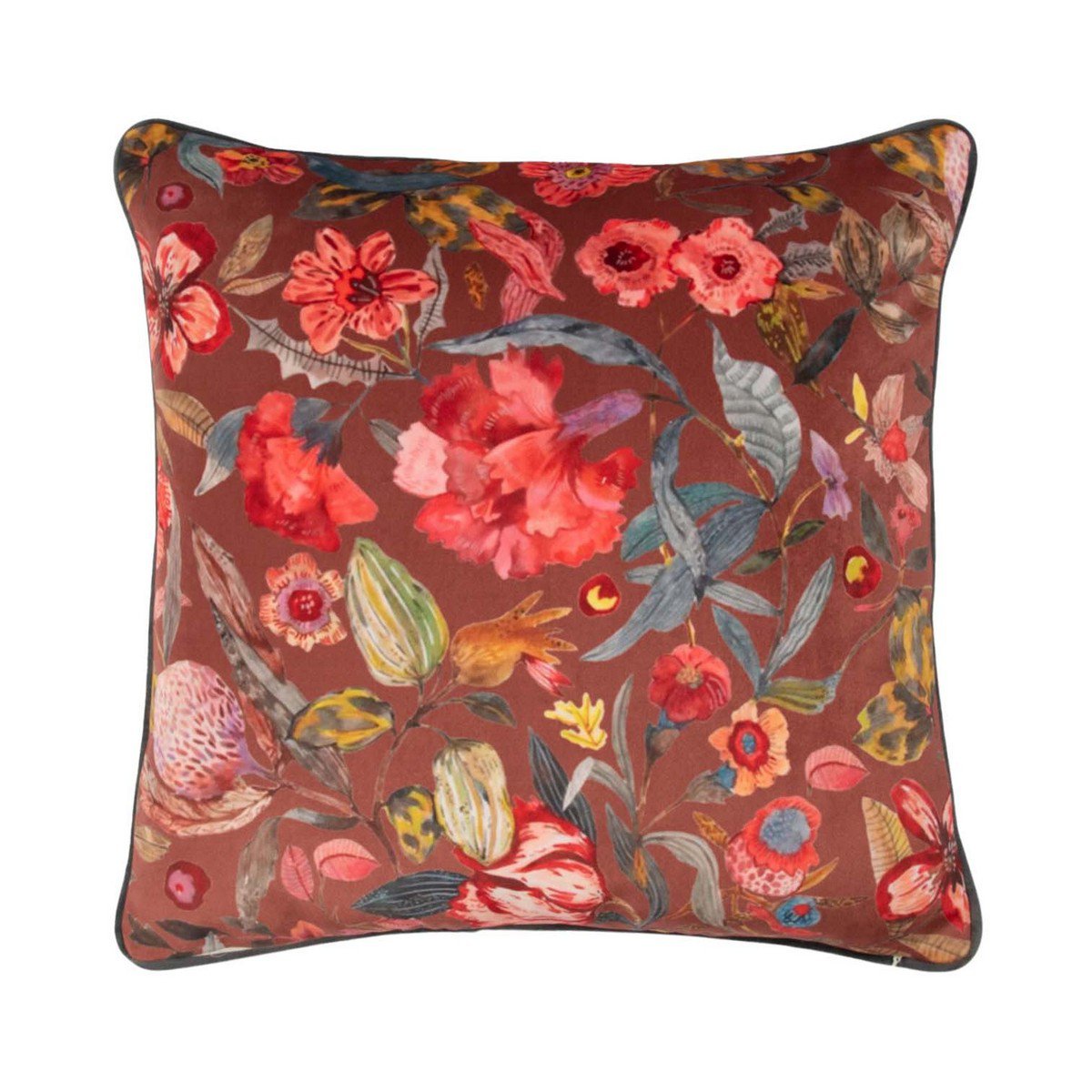 Royal Velvet Kussen zara donkerroze 45x45cm